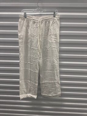 Pure Navy Women’s Cream Drawstring Lounge Joggers Size Small